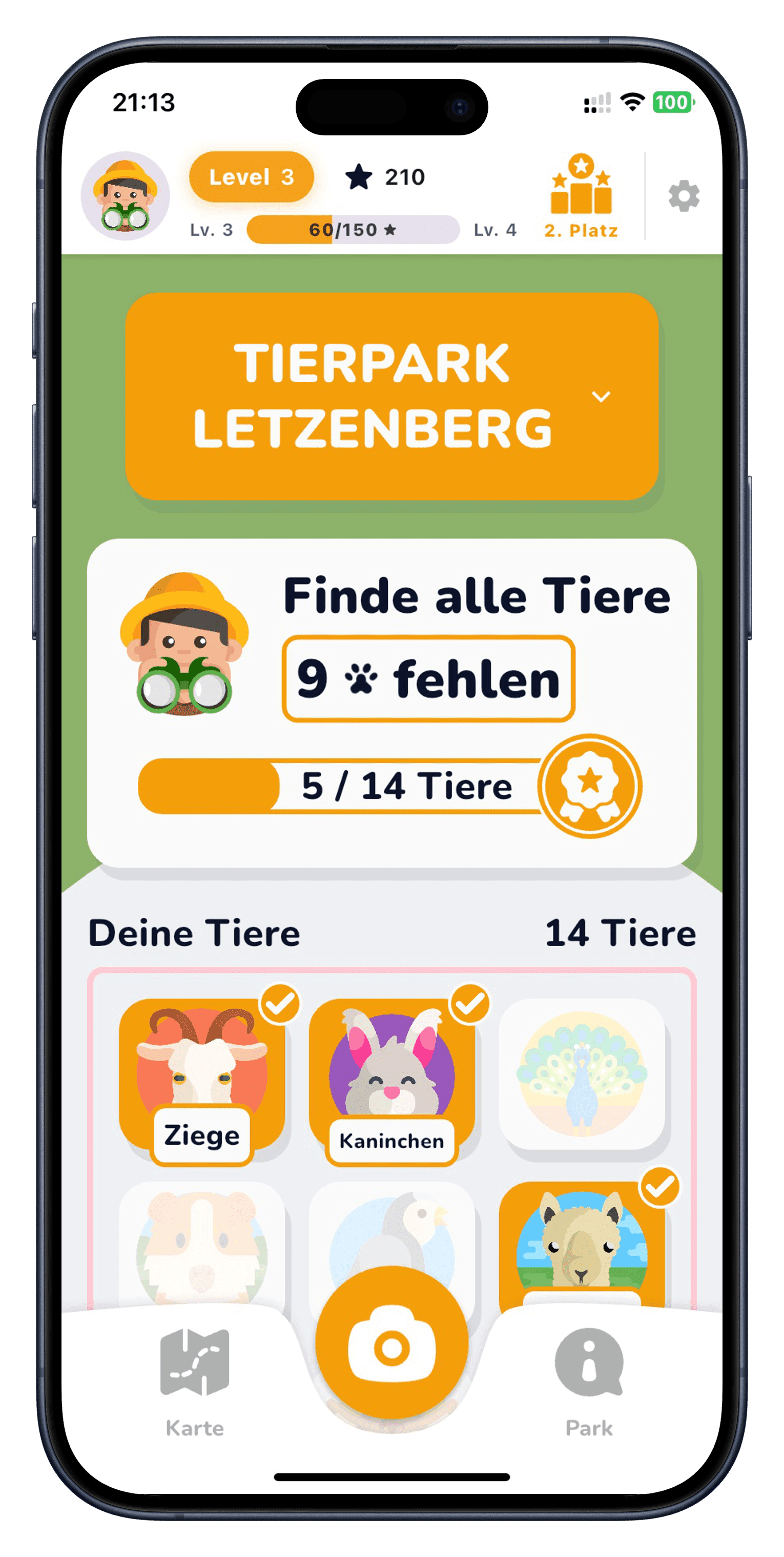 Scannen und sammeln mit Wow